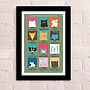 Cat Astrology Personalised Print, thumbnail 2 of 4