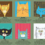 Cat Astrology Personalised Print, thumbnail 4 of 4