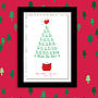 Personalised Christmas Ho Ho Home Print, thumbnail 1 of 2
