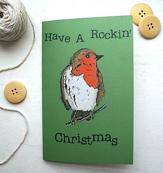 Woodland Robin Christmas Card, 2 of 5