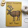 Woodland Deer Christmas Card, thumbnail 2 of 6
