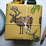 Woodland Reindeer Christmas Wrapping Paper, thumbnail 5 of 6