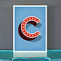 Big Circus Marquee Letter Print, thumbnail 2 of 7