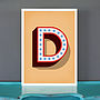 Big Circus Marquee Letter Print, thumbnail 3 of 7