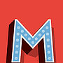 Big Circus Marquee Letter Print, thumbnail 4 of 7