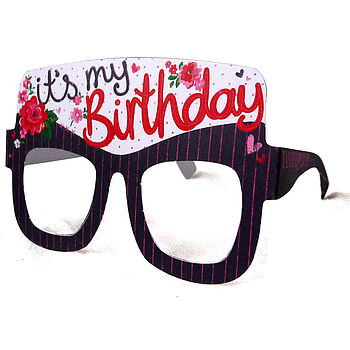 Birthday Girl Card Glasses For Her, 2 of 7