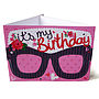 Birthday Girl Card Glasses For Her, thumbnail 3 of 7