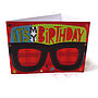 Birthday Boy Birthday Card Glasses For Him, thumbnail 5 of 7