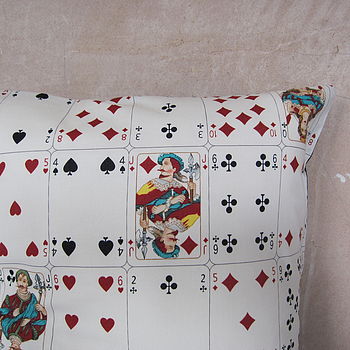 Playing Cards Cushion Cover, 5 of 7