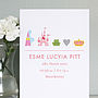 25 Personalised Baby Girl Birth Announcements, thumbnail 1 of 2