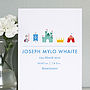 25 Personalised Baby Boy Birth Announcements, thumbnail 1 of 3