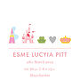 25 Personalised Baby Girl Birth Announcements, thumbnail 2 of 2
