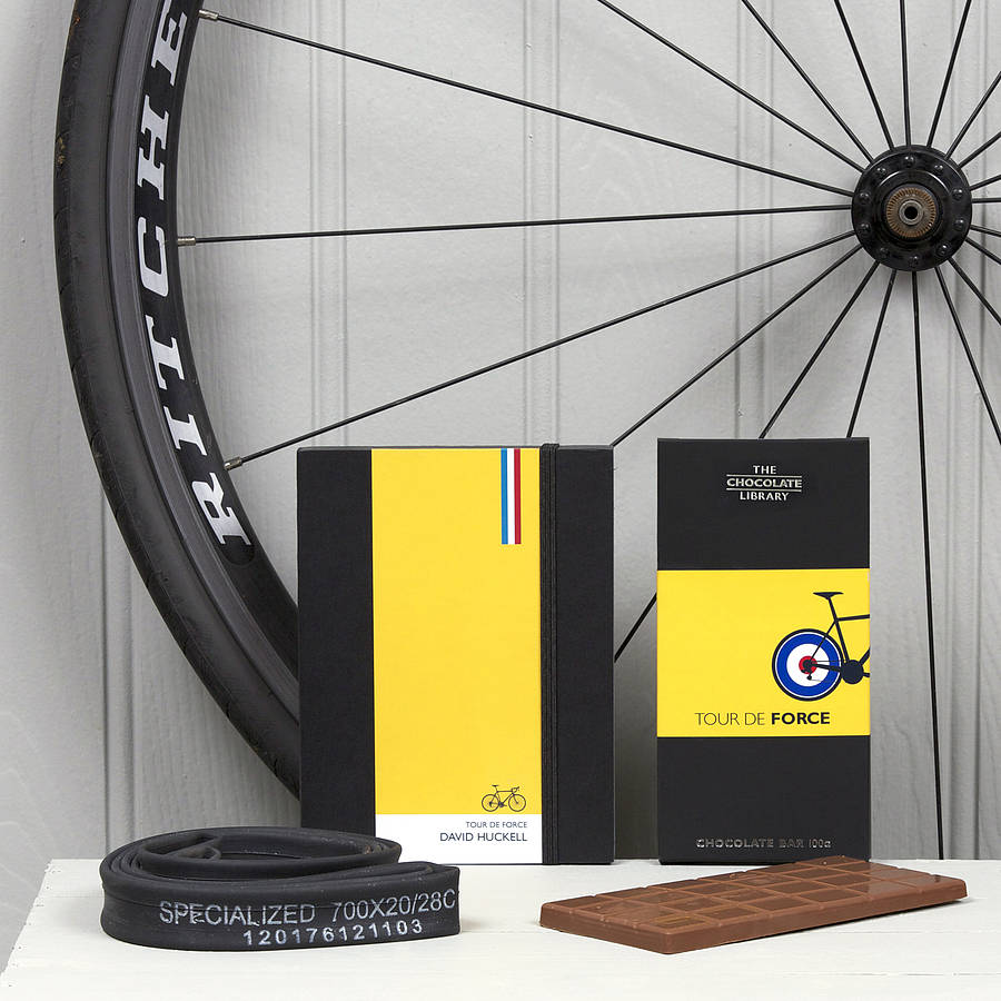 Cyclist Chocolate And Notebook Gift Set, 1 of 11
