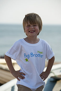 'Big Brother Little Brother' T Shirt Set, 4 of 5