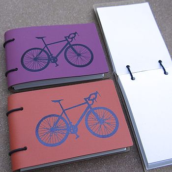 Leather Bicycle Pocket Notebook, 5 of 5