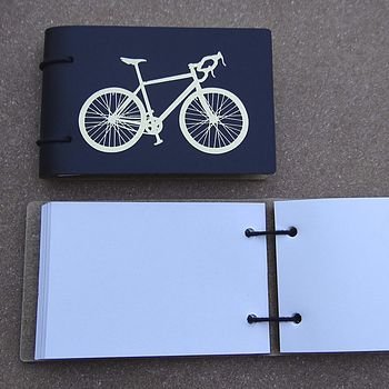 Leather Bicycle Pocket Notebook, 2 of 5
