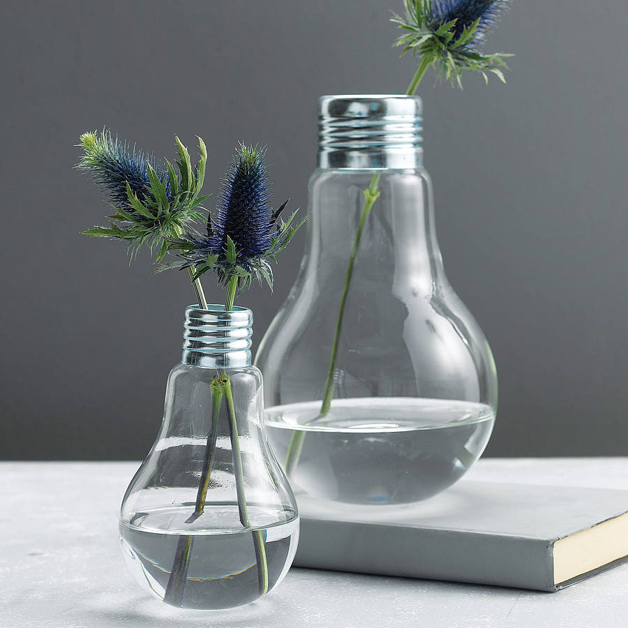 mini lightbulb vase by london garden trading ...