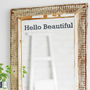 'Hello Beautiful' Mirror Sticker, thumbnail 1 of 8
