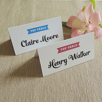 Personalised Place Card/Name Card, 5 of 9