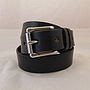 Handmade Alpha English Leather Belt, thumbnail 2 of 7