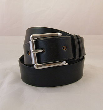 Handmade Alpha English Leather Belt, 2 of 7