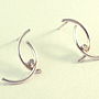 Wishbone Diamond Earrings, thumbnail 1 of 2