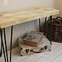 Industrial Wood And Steel Bench, thumbnail 8 of 8