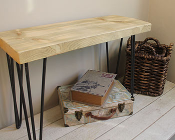 Industrial Wood And Steel Bench, 8 of 8
