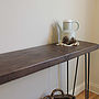 Industrial Style Console Table, thumbnail 1 of 7