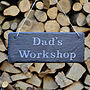 Engraved Slate Dad's Garden Sign, thumbnail 1 of 7