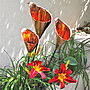 Copper Cala Lily Garden Sculpture, thumbnail 2 of 12