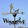 Labrador Or Man And Dog Weathervane Made In Britain, thumbnail 2 of 3