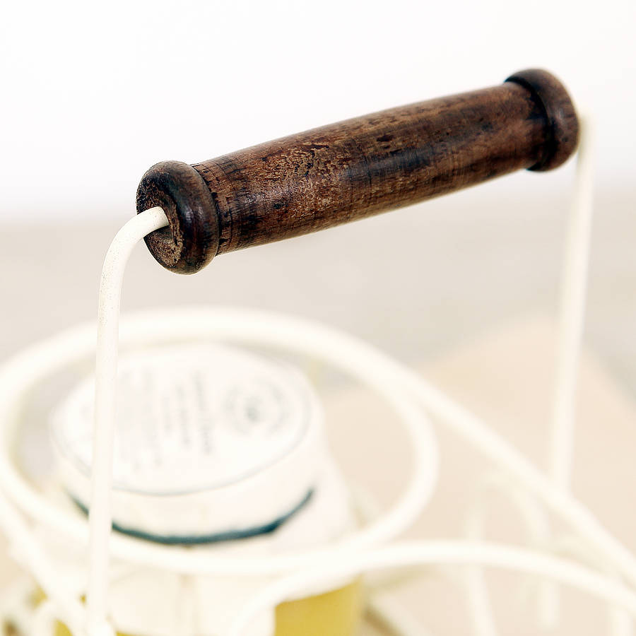 country cream jam pot holder by dibor