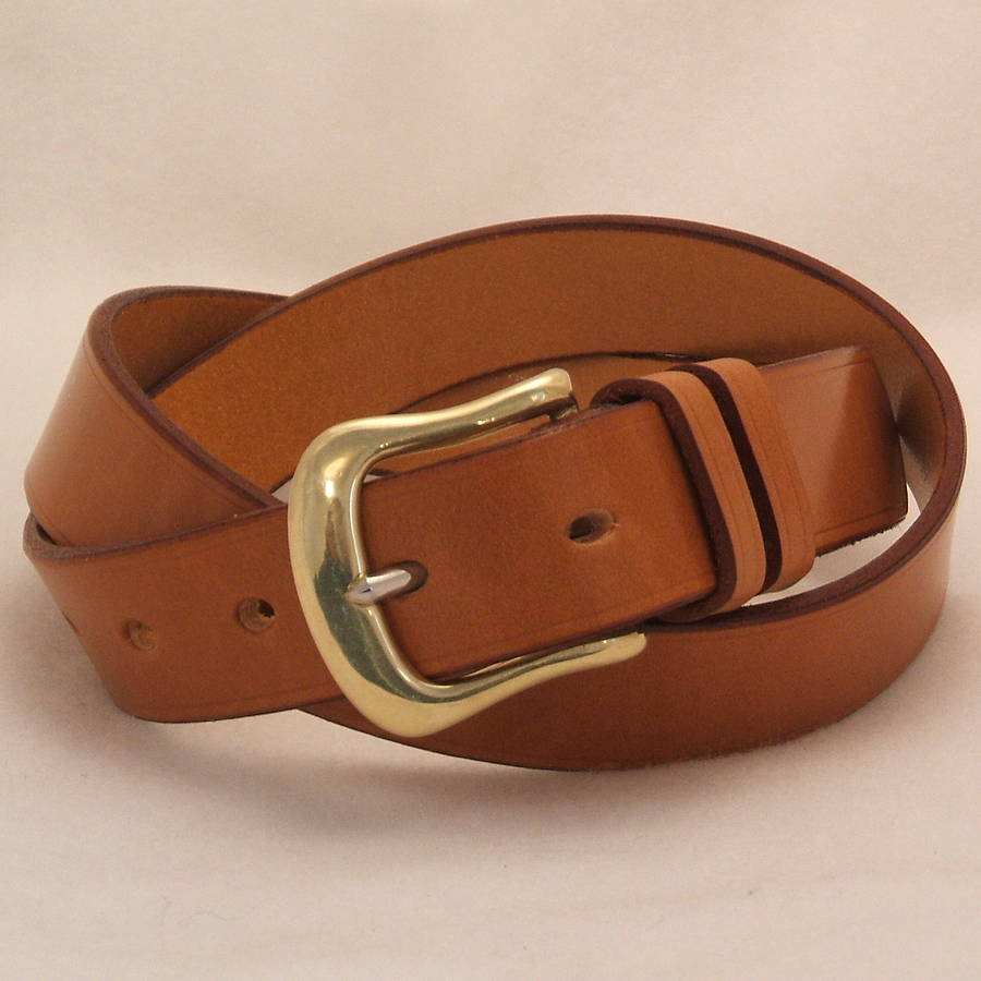 Handmade Delta English Leather Belt, 1 of 5