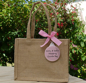 Personalised Wedding Gift Bag & Keyring, 2 of 5