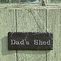 Engraved Slate Dad's Garden Sign, thumbnail 3 of 7