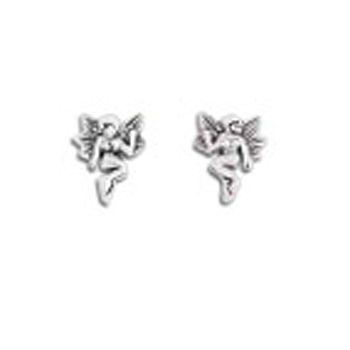 Sterling Silver Fairy Stud Earrings, 3 of 5