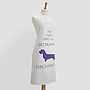 Dachshund Determined Apron, thumbnail 4 of 7