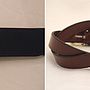 Personalised Handsewn Bravo English Bridle Leather Belt, thumbnail 8 of 9
