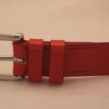 Handmade Echo English Leather Belt, 2 of 6