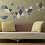 Geometric Triangles Wall Stickers, thumbnail 3 of 7