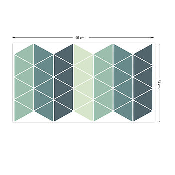 Geometric Triangles Wall Stickers, 4 of 7