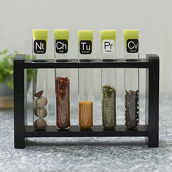 Scientific Spice Rack With Spices, 2 of 7