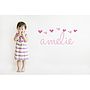 Heart Name Fabric Wall Sticker, thumbnail 1 of 5