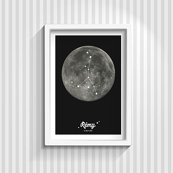 Personalised Star Sign Zodiac Constellation Print, 2 of 12