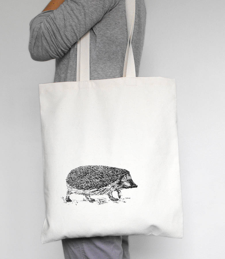 Hedgehog Tote Bag By Whinberry & Antler | notonthehighstreet.com
