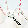 Personalised Name Drink Charm, thumbnail 2 of 11