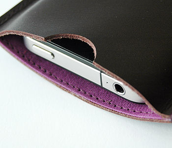 Personalised Leather Case For iPhone, 10 of 12