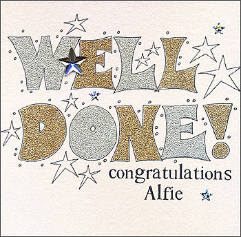 Personalised Sparkling Congratulations Cards By Eggbert & Daisy