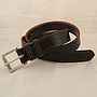 Handstitched Hotel English Leather Belt, thumbnail 2 of 7